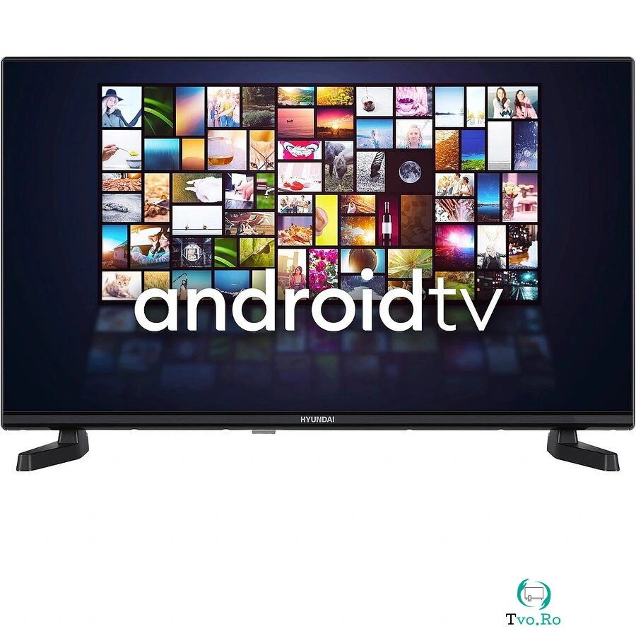 Hyundai Televizor LED Hyundai 80 cm, HLA32339, HD Ready, Smart TV, WiFi, CI+,Negru