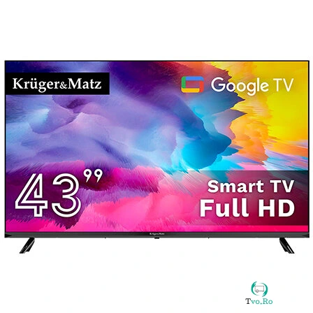 GOOGLE SMART TV 5.0 43 INCH 108CM H265 KRUGER