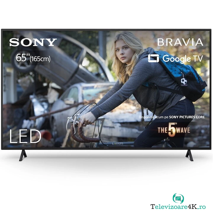 Sony Televizor Sony BRAVIA LED 65X75WL, 164 cm, Smart Google TV, 4K Ultra HD, Clasa F (Model 2023)