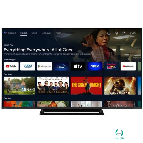Toshiba Televizor LED Toshiba 55UA3E63DG, 139 cm (55), Ultra HD 4K, Smart TV, WiFi, CI+, Negru