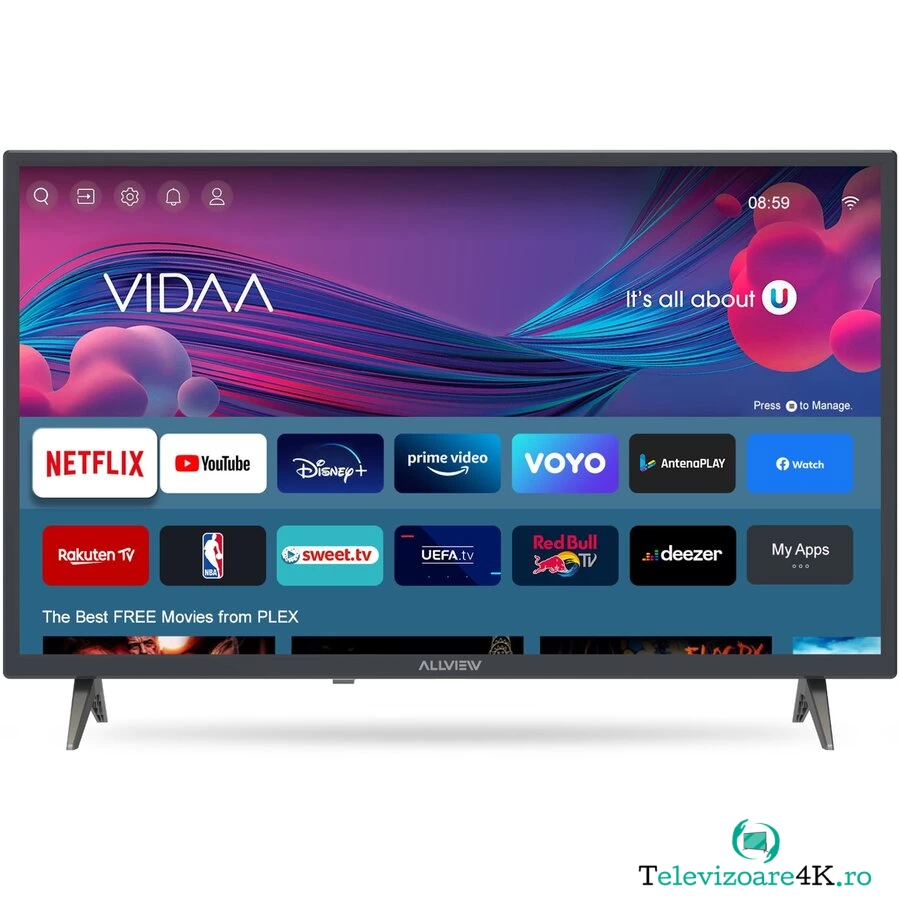 Televizor LED Smart TV 32S6200 81cm 32inch HD Black