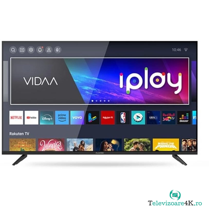 Allview Televizor LED Allview 109 cm 43 43iPlay6200-U, Ultra HD 4K, Smart TV, WiFi, CI+